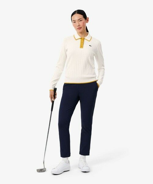 LACOSTE / ラコステ ポロシャツ | ハイストレッチ バイカラーポロカラーゴルフニットセーター | 詳細17