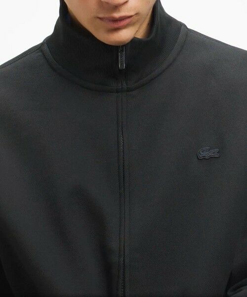 LACOSTE / ラコステ カーディガン・ボレロ | 鹿の子ダブルジップ ハイネック ドライバーズニット | 詳細1