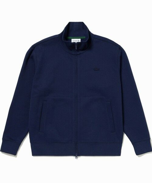 LACOSTE / ラコステ カーディガン・ボレロ | 鹿の子ダブルジップ ハイネック ドライバーズニット | 詳細8