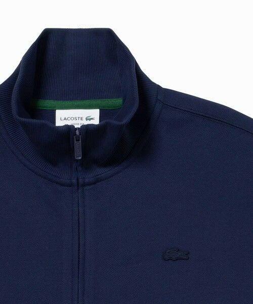 LACOSTE / ラコステ カーディガン・ボレロ | 鹿の子ダブルジップ ハイネック ドライバーズニット | 詳細10