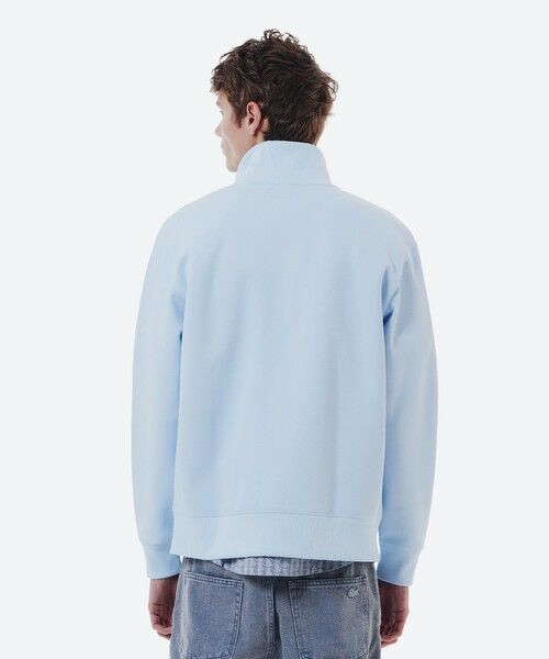 LACOSTE / ラコステ スウェット | 鹿の子ダブルジップ ハイネック ドライバーズニット | 詳細15