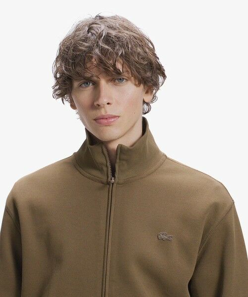 LACOSTE / ラコステ カーディガン・ボレロ | 鹿の子ダブルジップ ハイネック ドライバーズニット | 詳細24