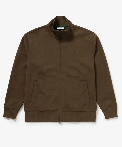 LACOSTE / ラコステ カーディガン・ボレロ | 鹿の子ダブルジップ ハイネック ドライバーズニット | 詳細25