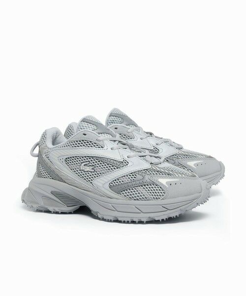 LACOSTE/ラコステ メンズ L003 NEO SHOT 125 1 SMA ビッグメッシュ ハイテクスニーカー グレー 30.0cm LACOSTE/ラコステ メンズ L003 NEO SHOT 125 1 SMA ビッグメッシュ ハイテクスニーカー グレー 30.0cm