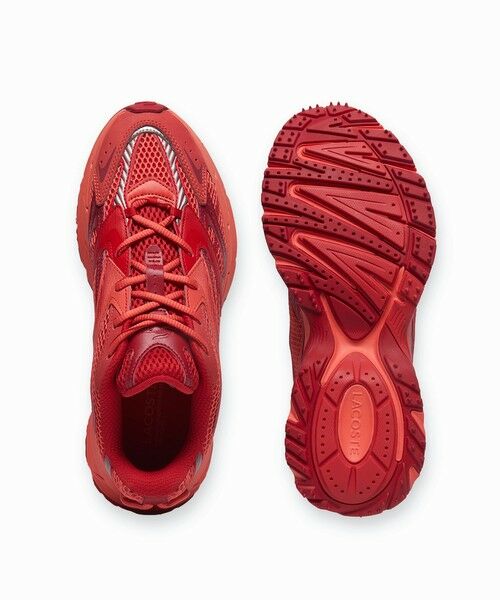 LACOSTE/ラコステ メンズ L003 NEO SHOT 125 1 SMA ビッグメッシュ ハイテクスニーカー オレンジ 27.0cm LACOSTE/ラコステ メンズ L003 NEO SHOT 125 1 SMA ビッグメッシュ ハイテクスニーカー オレンジ 27.0cm