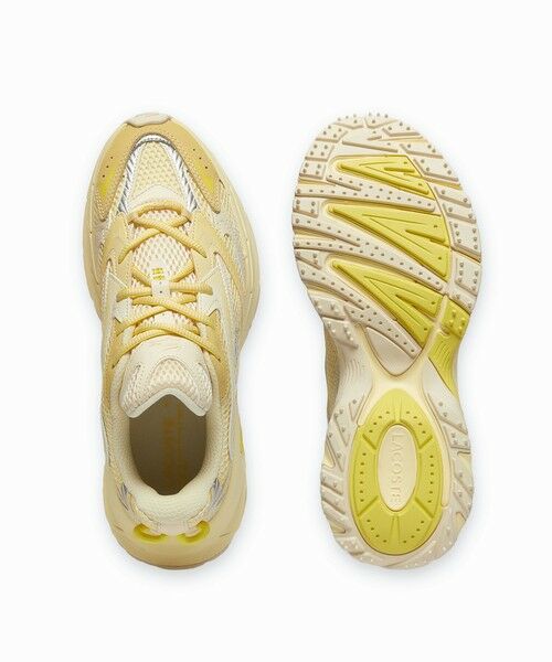 LACOSTE/ラコステ メンズ L003 NEO SHOT 125 1 SMA ビッグメッシュ ハイテクスニーカー ライトイエロー 28.0cm LACOSTE/ラコステ メンズ L003 NEO SHOT 125 1 SMA ビッグメッシュ ハイテクスニーカー ライトイエロー 28.0cm