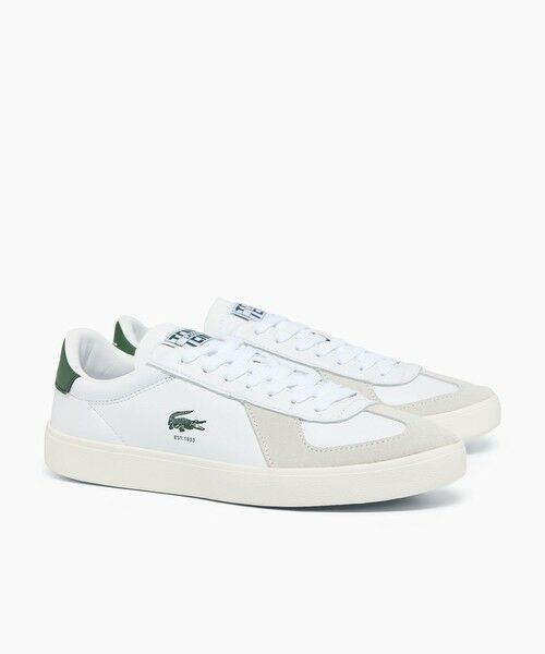 LACOSTE/ラコステ メンズ BASESHOT PRO 125 3 SMA ホワイト×ホワイト 25.0cm LACOSTE/ラコステ メンズ BASESHOT PRO 125 3 SMA ホワイト×ホワイト 25.0cm