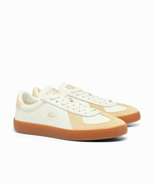 LACOSTE/ラコステ メンズ BASESHOT PRO 125 4 SMA ライトイエロー 26.5cm LACOSTE/ラコステ メンズ BASESHOT PRO 125 4 SMA ライトイエロー 26.5cm