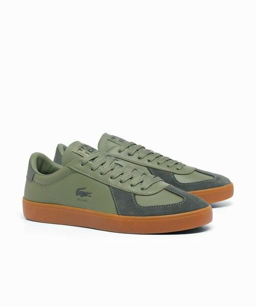 LACOSTE/ラコステ メンズ BASESHOT PRO 125 4 SMA モスグリーン 26.5cm LACOSTE/ラコステ メンズ BASESHOT PRO 125 4 SMA モスグリーン 26.5cm