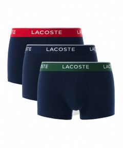 LACOSTE / ラコステ ボクサーパンツ・ブリーフ | ３パックストレッチコットントランクボクサーショーツ / ボクサーパンツ
