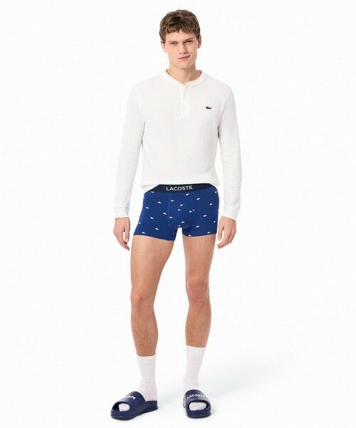 LACOSTE / ラコステ ボクサーパンツ・ブリーフ | ３パックプリントストレッチコットントランクボクサーショーツ / ボクサーパンツ | 詳細13