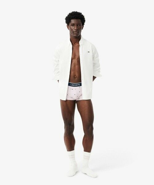 LACOSTE / ラコステ ボクサーパンツ・ブリーフ | ３パックプリントストレッチコットントランクボクサーショーツ / ボクサーパンツ | 詳細20