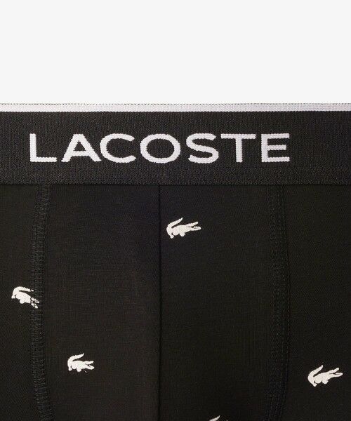 LACOSTE / ラコステ ボクサーパンツ・ブリーフ | ３パックプリントストレッチコットントランクボクサーショーツ / ボクサーパンツ | 詳細15