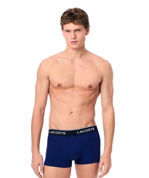 LACOSTE / ラコステ ボクサーパンツ・ブリーフ | ３パックストレッチコットントランクボクサーショーツ / ボクサーパンツ | 詳細9