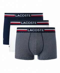LACOSTE / ラコステ ボクサーパンツ・ブリーフ | ３パックストレッチコットントランクボクサーショーツ / ボクサーパンツ