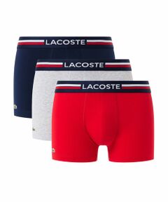 LACOSTE / ラコステ ボクサーパンツ・ブリーフ | ３パックストレッチコットントランクボクサーショーツ / ボクサーパンツ