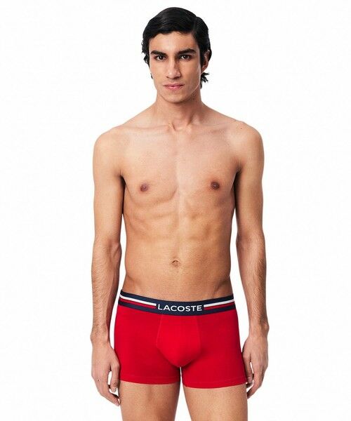LACOSTE / ラコステ ボクサーパンツ・ブリーフ | ３パックストレッチコットントランクボクサーショーツ / ボクサーパンツ | 詳細8
