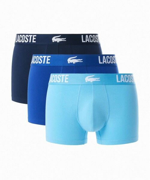 LACOSTE / ラコステ ボクサーパンツ・ブリーフ | ３パックストレッチコットンボクサートランクショーツ / ボクサーパンツ | 詳細1
