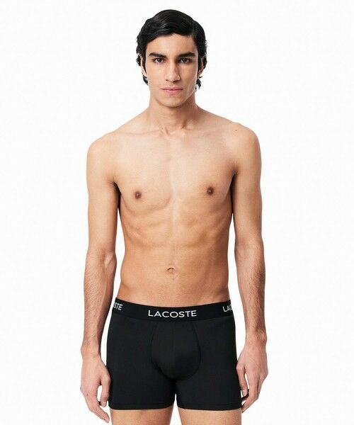 LACOSTE / ラコステ ボクサーパンツ・ブリーフ | ３パックマイクロファイバーボクサートランクショーツ / 　ボクサーパンツ | 詳細1