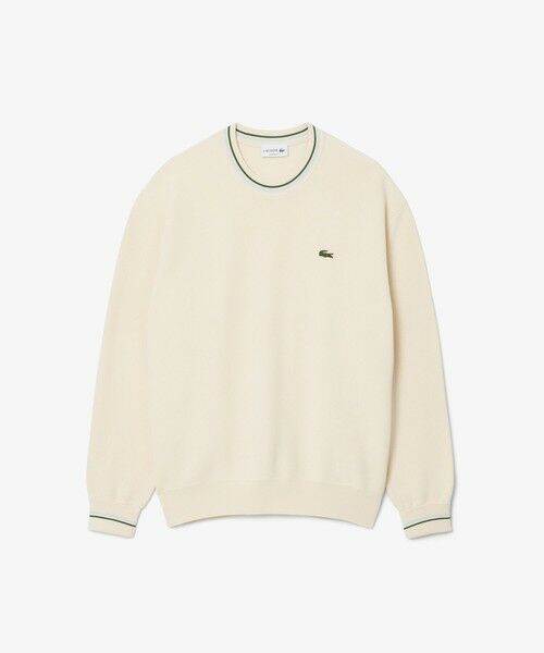 LACOSTE / ラコステ ニット・セーター | リブニットステッチコットンニットセーター | 詳細3