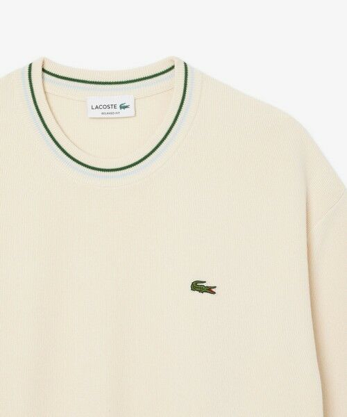 LACOSTE / ラコステ ニット・セーター | リブニットステッチコットンニットセーター | 詳細4