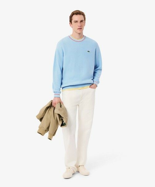 LACOSTE / ラコステ ニット・セーター | リブニットステッチコットンニットセーター | 詳細12