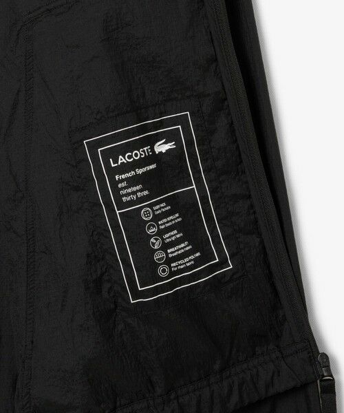 LACOSTE / ラコステ ナイロンジャケット | ワッシャーナイロンパッカブルフードジャケット | 詳細8