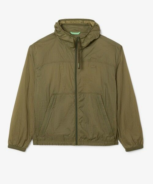LACOSTEラコステ 52/4 ブラウン フードジャケット コート Lサイズ LACOSTEラコステ 52/4 ブラウン フードジャケット コート L