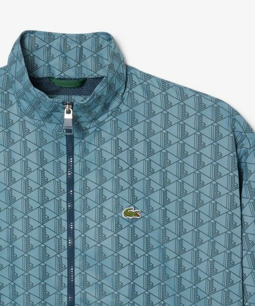 LACOSTE / ラコステ ナイロンジャケット | モノグラムジャカード撥水ナイロンジャケット | 詳細12