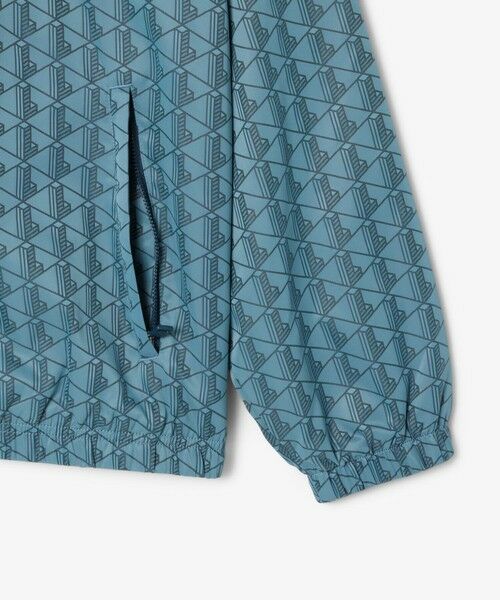 【新品】LACOSTE ラコステ モノグラム リサイクルナイロンジャケット 52 新品】LACOSTE ラコステ モノグラム リサイクルナイロン