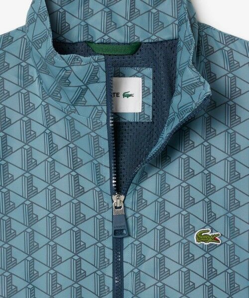 LACOSTE / ラコステ ナイロンジャケット | モノグラムジャカード撥水ナイロンジャケット | 詳細14
