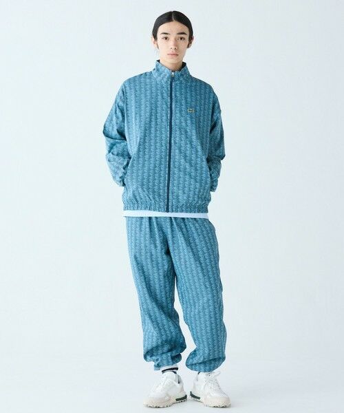 LACOSTE / ラコステ ナイロンジャケット | モノグラムジャカード撥水ナイロンジャケット | 詳細5