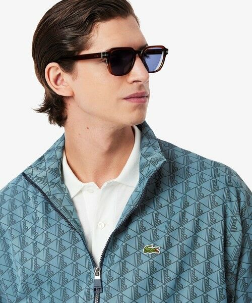 LACOSTE / ラコステ ナイロンジャケット | モノグラムジャカード撥水ナイロンジャケット | 詳細9