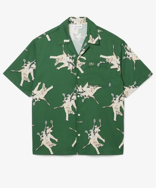 LACOSTE / ラコステ シャツ・ブラウス | ルネ・ラコステテキスタイルオープンカラーシャツ | 詳細3