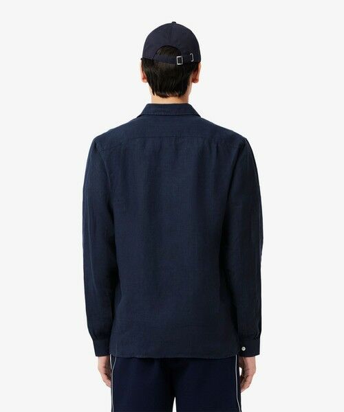LACOSTE / ラコステ シャツ・ブラウス | リネンボタンダウン長袖シャツ | 詳細4