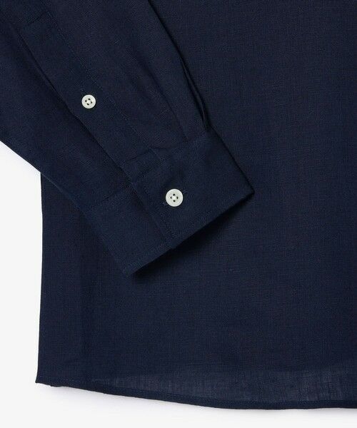 リネンボタンダウン長袖シャツ （シャツ・ブラウス）｜LACOSTE