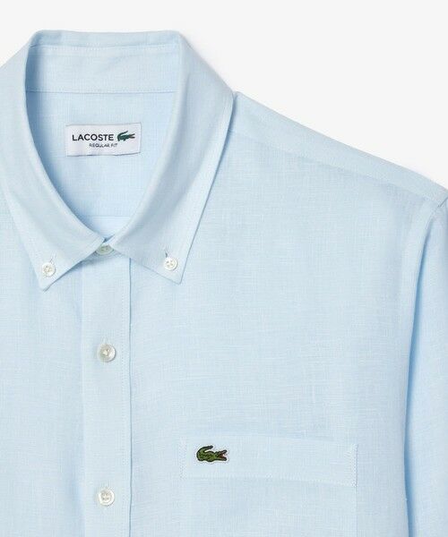 LACOSTE / ラコステ シャツ・ブラウス | リネンボタンダウン長袖シャツ | 詳細9