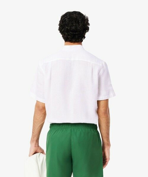 LACOSTE / ラコステ シャツ・ブラウス | リネンボタンダウンシャツ | 詳細2