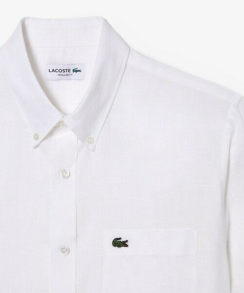LACOSTE / ラコステ シャツ・ブラウス | リネンボタンダウンシャツ | 詳細4