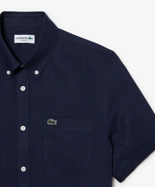 LACOSTE / ラコステ シャツ・ブラウス | リネンボタンダウンシャツ | 詳細9