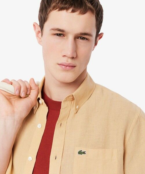 LACOSTE / ラコステ シャツ・ブラウス | リネンボタンダウンシャツ | 詳細11