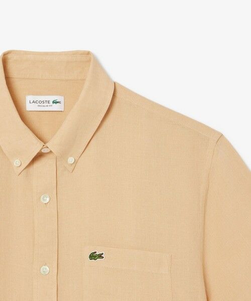 LACOSTE / ラコステ シャツ・ブラウス | リネンボタンダウンシャツ | 詳細14