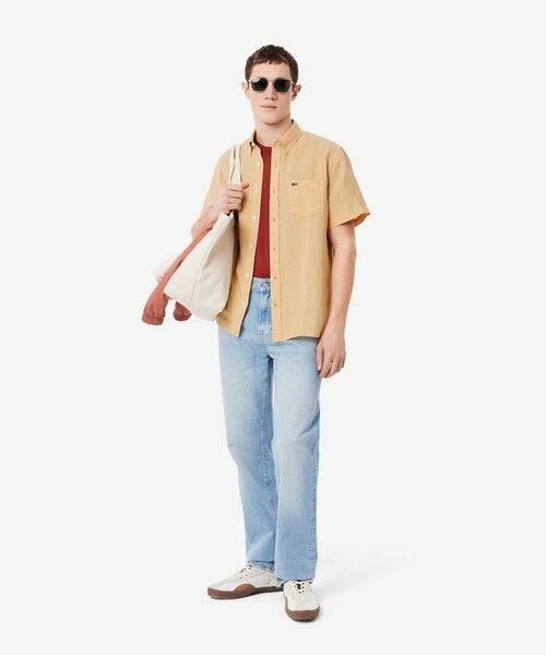 LACOSTE / ラコステ シャツ・ブラウス | リネンボタンダウンシャツ | 詳細15