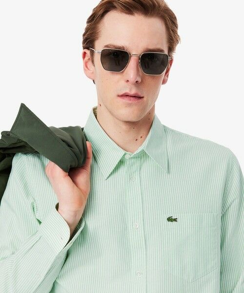 LACOSTE / ラコステ シャツ・ブラウス | オックスフォードストライプシャツ | 詳細4