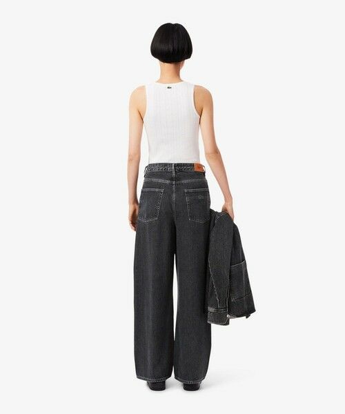 LACOSTE / ラコステ デニムパンツ | イージーワイドストレートデニムパンツ | 詳細16