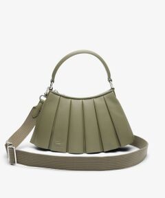 LACOSTE / ラコステ ショルダーバッグ | LENGLEN レザープリーツハンドバッグ