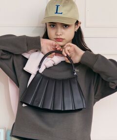 LACOSTE / ラコステ ショルダーバッグ | LENGLEN レザープリーツハンドバッグ