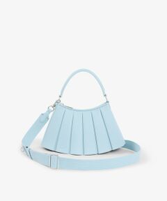 LACOSTE / ラコステ ショルダーバッグ | LENGLEN ラムレザープリーツハンドバッグ 2WAY ショルダーバッグ