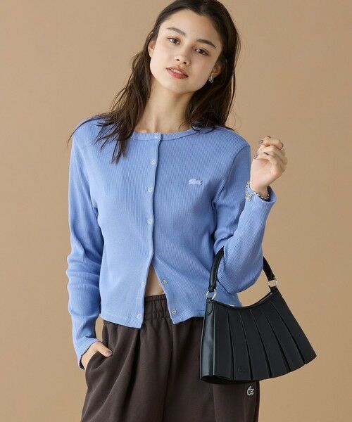 LACOSTE / ラコステ ショルダーバッグ | LENGLEN レザープリーツハンドバッグ | 詳細1