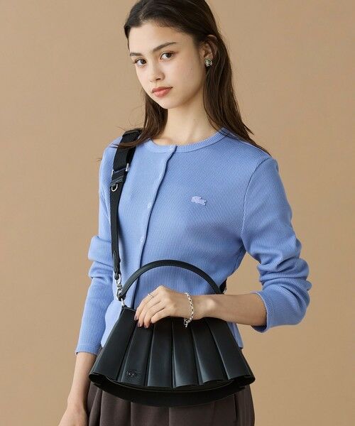 LACOSTE / ラコステ ショルダーバッグ | LENGLEN レザープリーツハンドバッグ | 詳細2